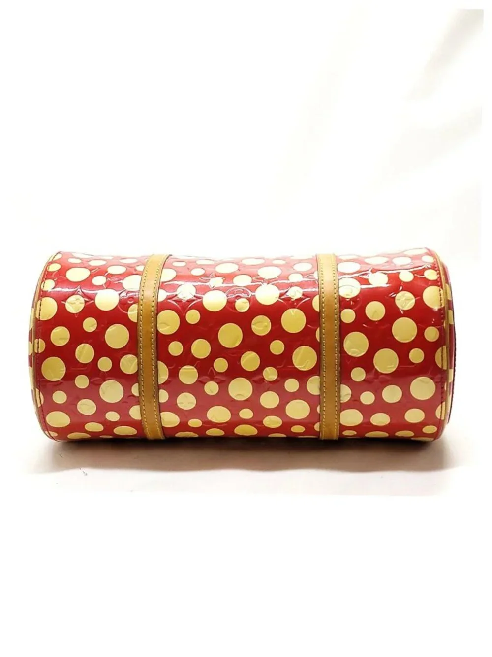 Authentic Louis Vuitton x Yayoi Kusama Papillon Monogram Dots Red Shoulder Bag